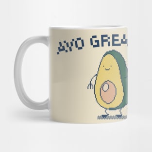 Avo Great Day! 8-Bit Pixel Art Avocado Mug